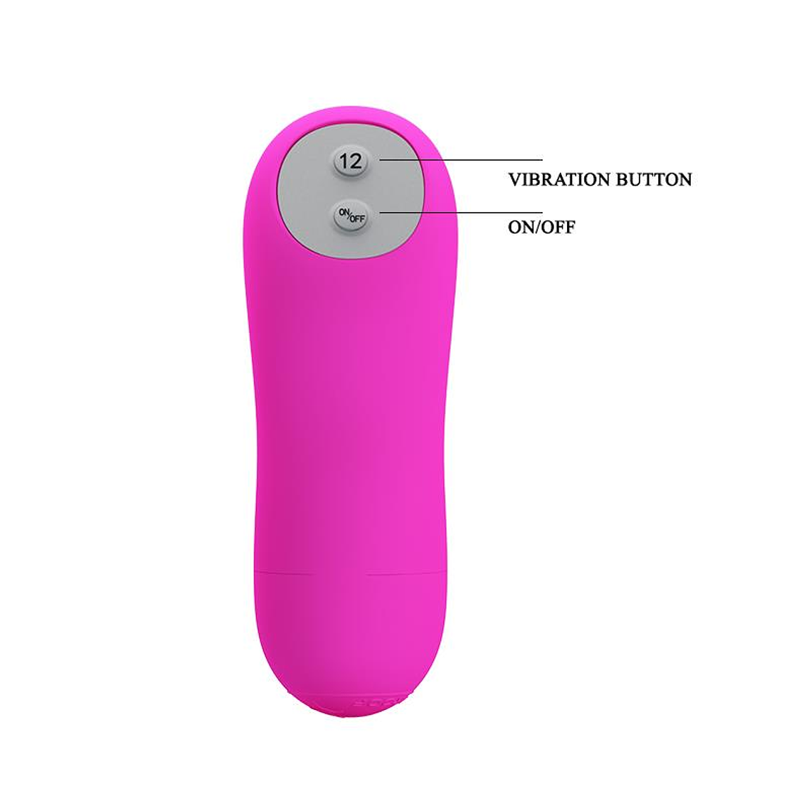Foldable Vibrator with Remote Control | 12 Functions | 2 AAA Batteries 5