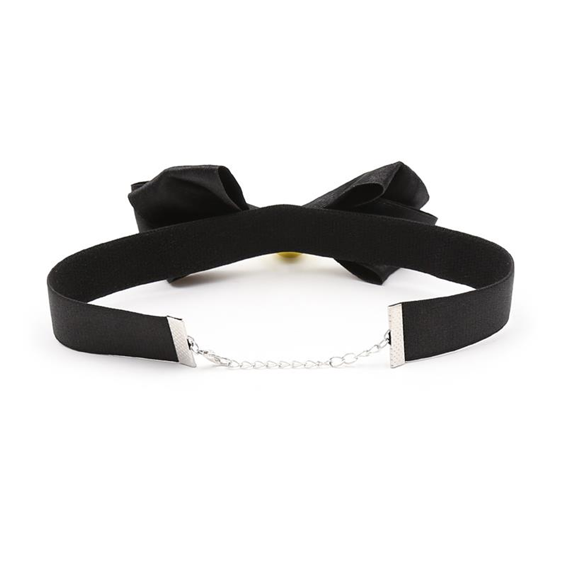 Latetobed ​​Collar with Bow and Bell | Black Size M 29cm Adjustable 4