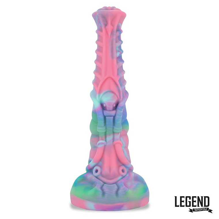 Dildo equino de silicona líquida Equither | 21,4 cm, ventosa de fantasía 2