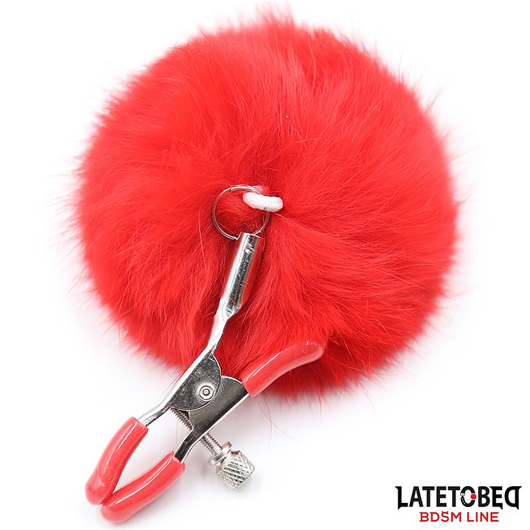 Nipple Clamps Adjustable with Fur 2