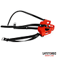 Latetobed ​​Muzzle | Red Breathable Gag Collar - thumbnail 9