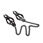 Japanese Nipple Clamps with Chain Black - Miniatura 1