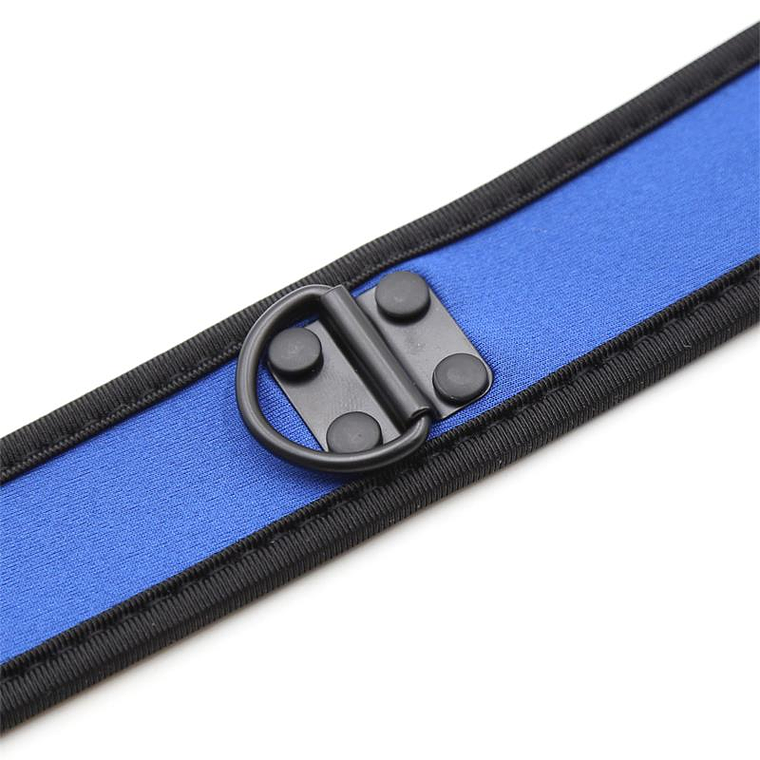 Neoprene Puppy Collar Adjustable Blue 5