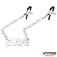 Nipple clamps with Chain - Slave - Miniatura 3