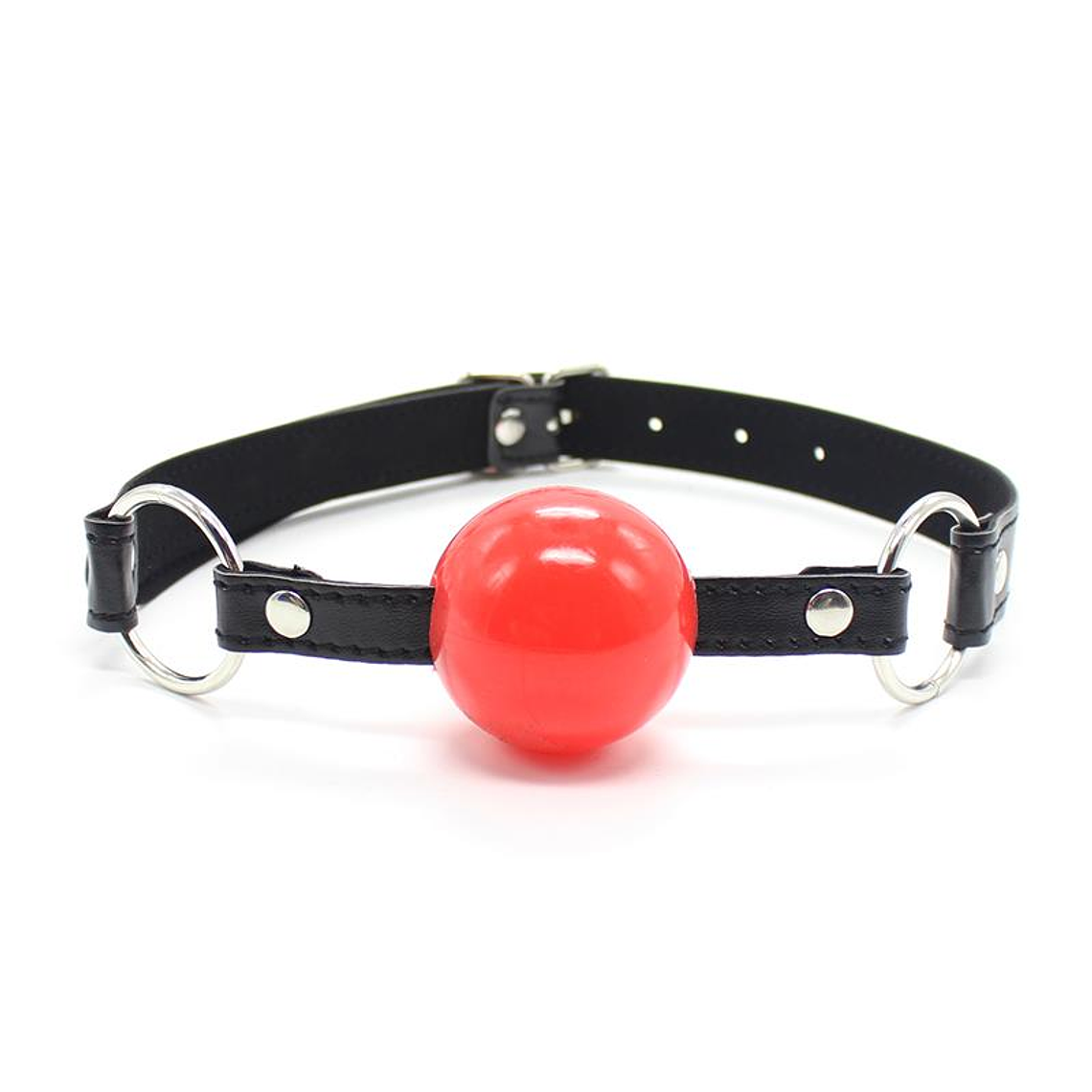 Ball Gag Black/Red 2