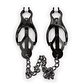 Japanese Nipple Clamps with Chain Black - Miniatura 5