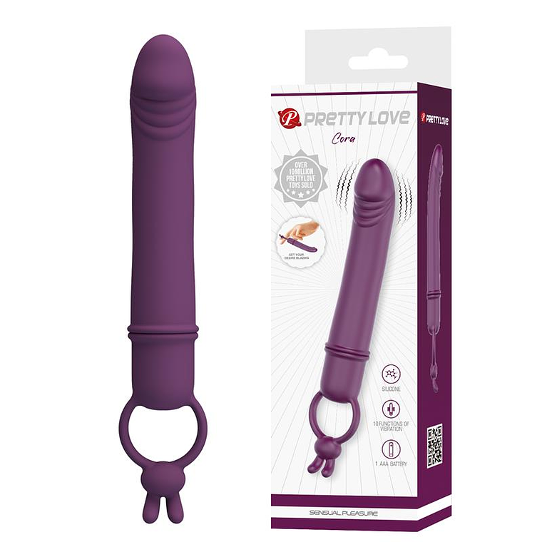 Vibrador Bala Cora | 10 Padrões Silicone Portátil 1