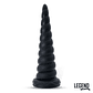 Dildo de silicona líquida Ceteron | 20 cm, punta fina, cuerpo en zigzag - Miniatura 2