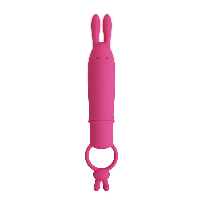 Vibrador Bullet com Orelhas Delia | 10 Padrões Silicone Rosa 2