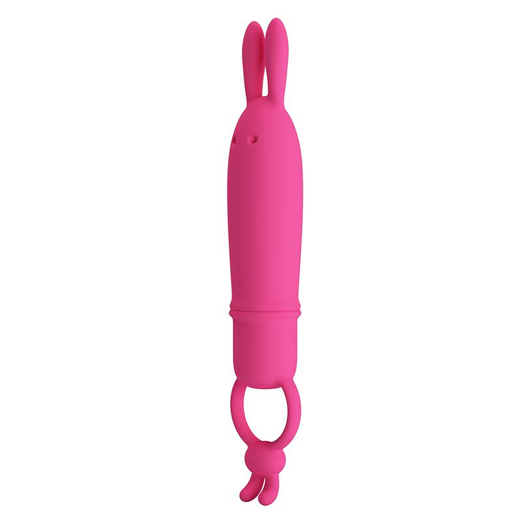 Vibrador Bullet com Orelhas Delia | 10 Padrões Silicone Rosa 3