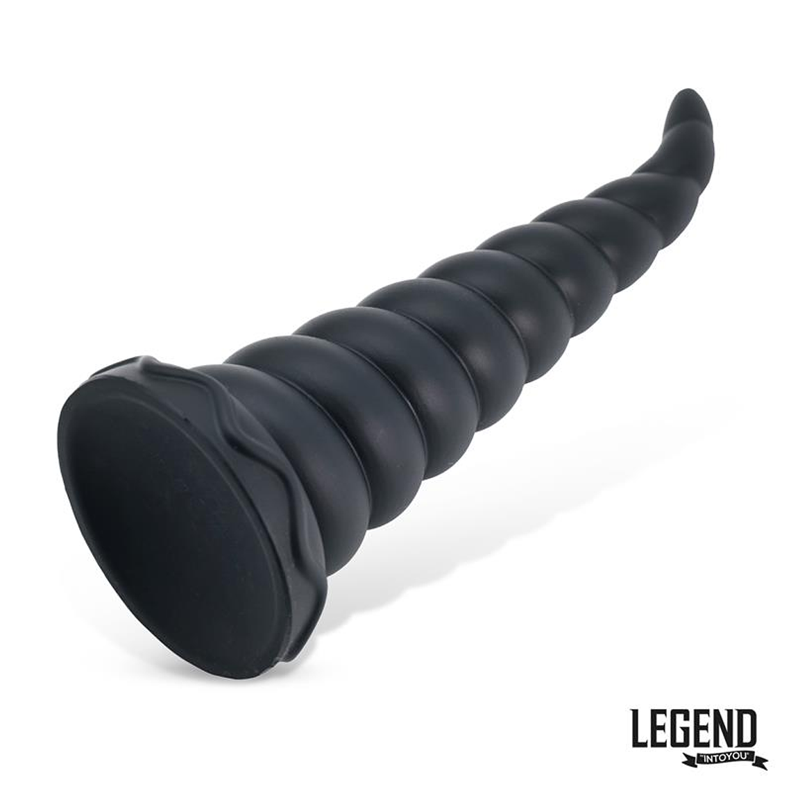 Dildo de silicona líquida Ceteron | 20 cm, punta fina, cuerpo en zigzag 4