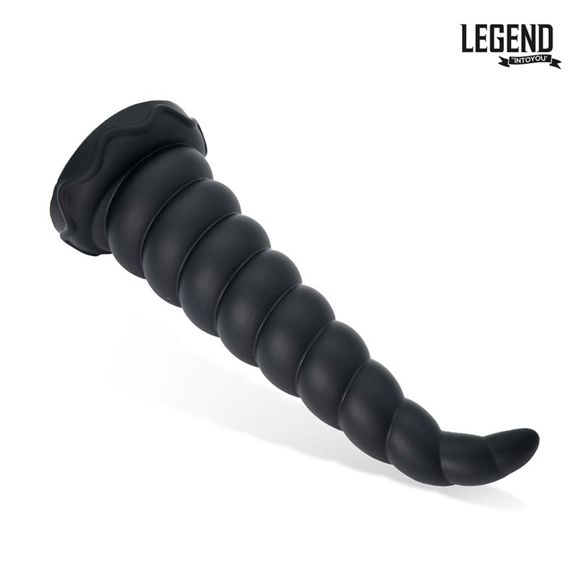 Dildo de silicona líquida Ceteron | 20 cm, punta fina, cuerpo en zigzag 5