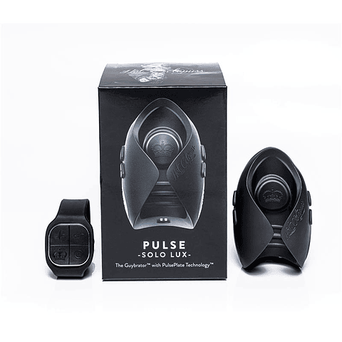 Pulse Solo Lux Black Masturbator with Remote Control, Pulse and Turbo 4450rpm