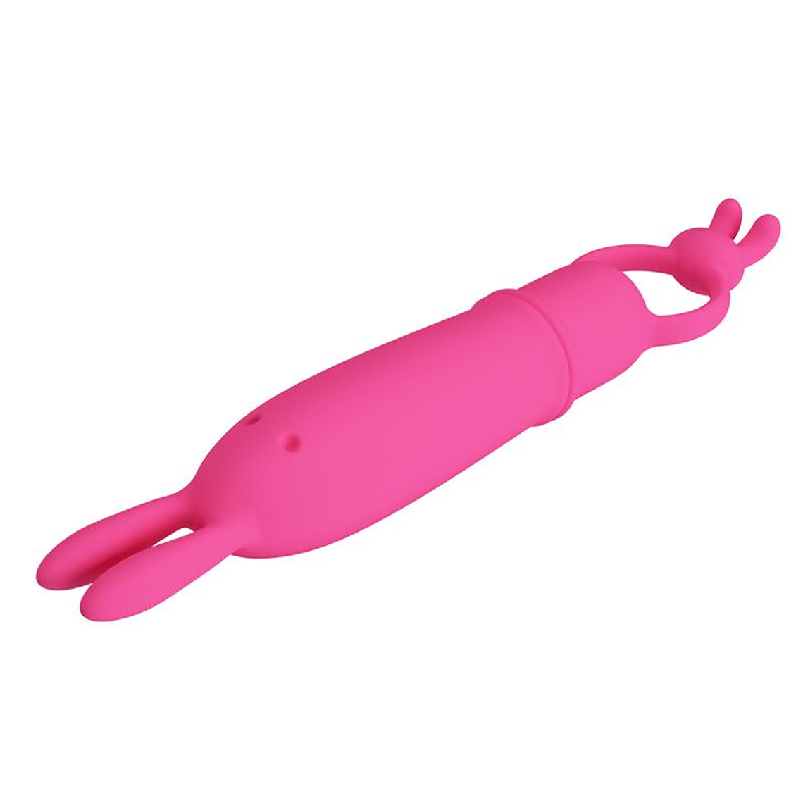 Vibrador Bullet com Orelhas Delia | 10 Padrões Silicone Rosa 6