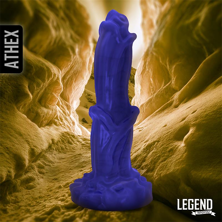 Dildo Athex Silicone Líquido 22,3cm Lengen Forma de Rosa com Ventosa 1