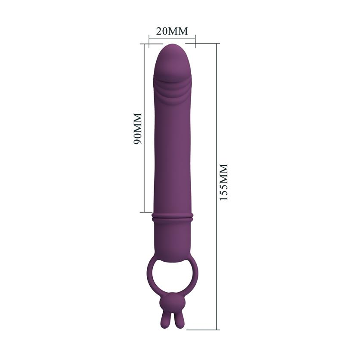 Vibrador Bala Cora | 10 Padrões Silicone Portátil 9