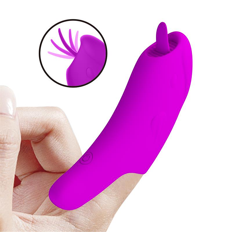 Peterson Silicone Finger Vibrator with 10 Patterns, USB Rechargeable. 2