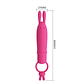Vibrador Bullet com Orelhas Delia | 10 Padrões Silicone Rosa - vignette 9