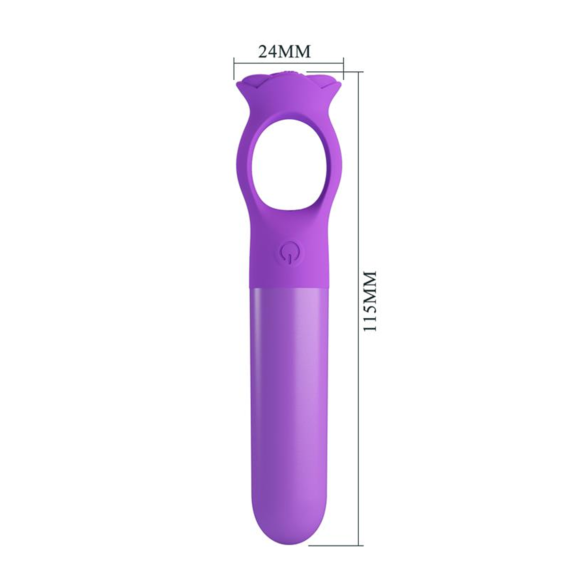 Vibrador Gianna Mini Massager com Anel 10 Padrões USB Recarregável 9