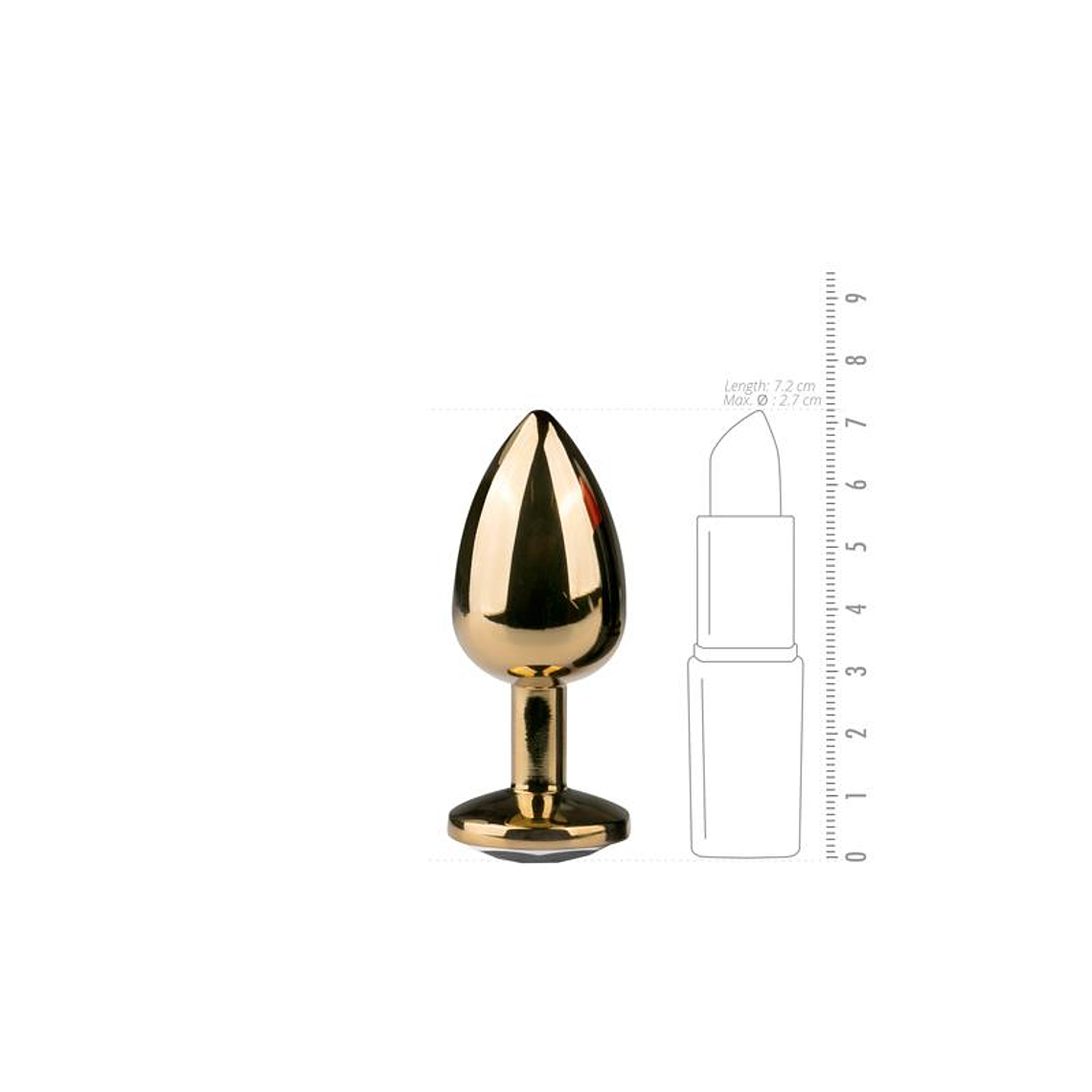 Metal Butt Plug No.1 - Gold 3