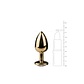 Metal Butt Plug No.1 - Gold - vignette 3