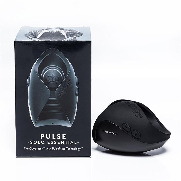 Guybrator Pulse Solo Essential Black Masturbator with PulsePlate™ 9 Speeds 9