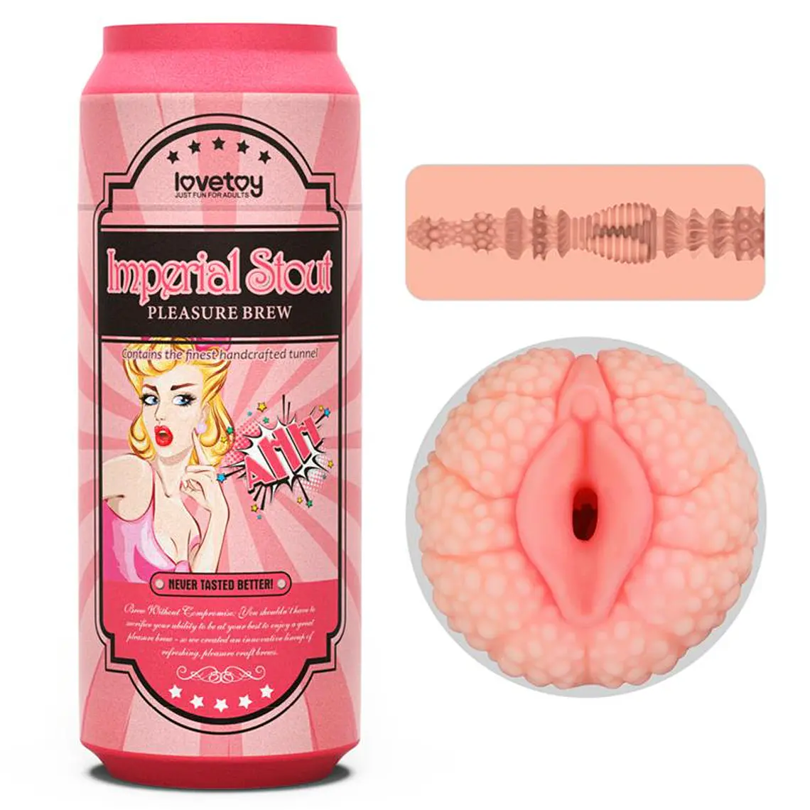 Beer Pleasure Brew Vagina Masturbator TPE 19.8cm 1