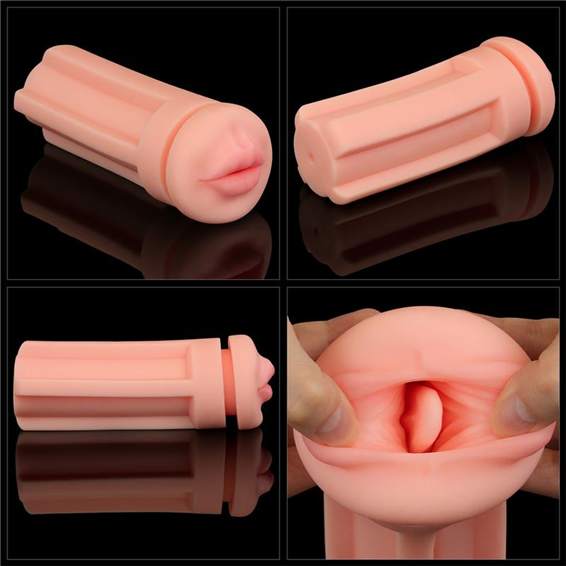 Masturbador Cerveja Pleasure Brew Boca TPE 19,8cm 5