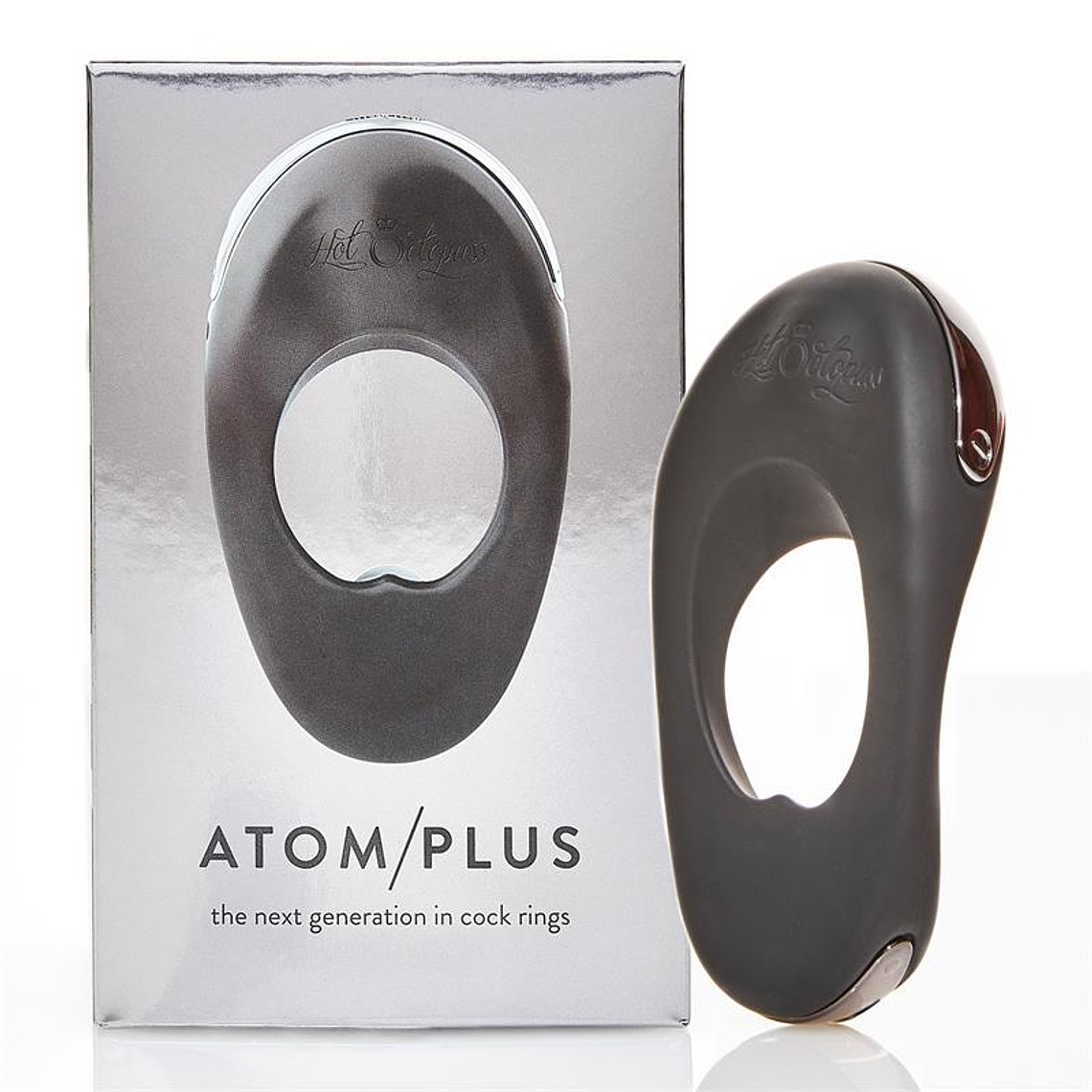 Atom Plus Virbrating Penis Ring and Perianal Stimulator Black 12