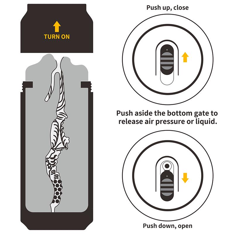 Masturbador Cerveja Pleasure Brew Boca TPE 19,8cm 10