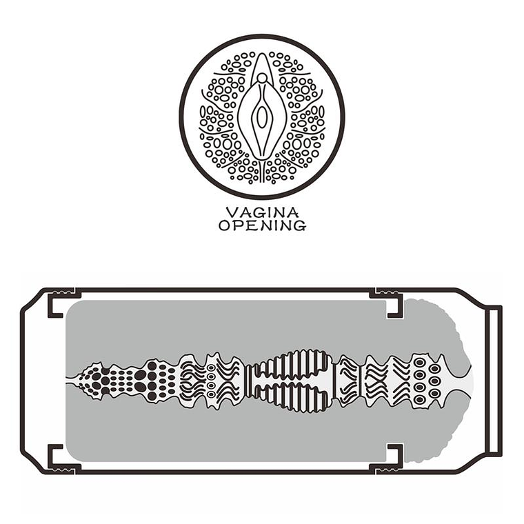 Pleasure Brew Vagina TPE Masturbator 19.8cm 9