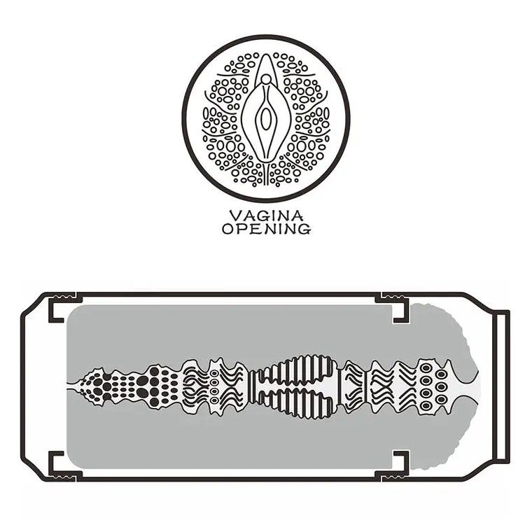 Beer Pleasure Brew Vagina Masturbator TPE 19.8cm 9