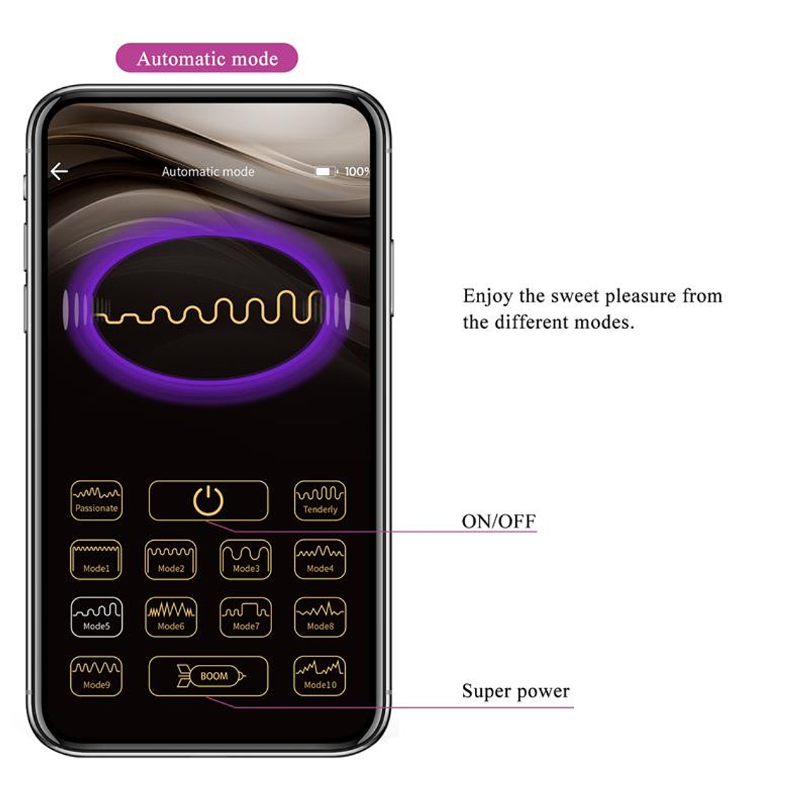 Baird Pretty Love Vibrator with Remote Control and App, 12 Modes 11