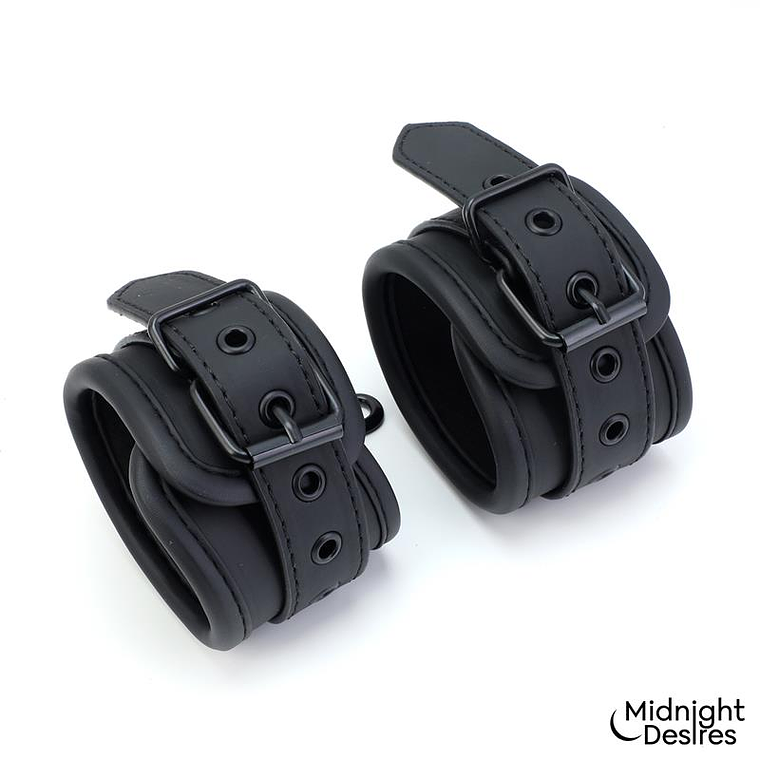 Conjunto de Restrição Midnight Desires com Suporte para Pescoço e Algemas 6