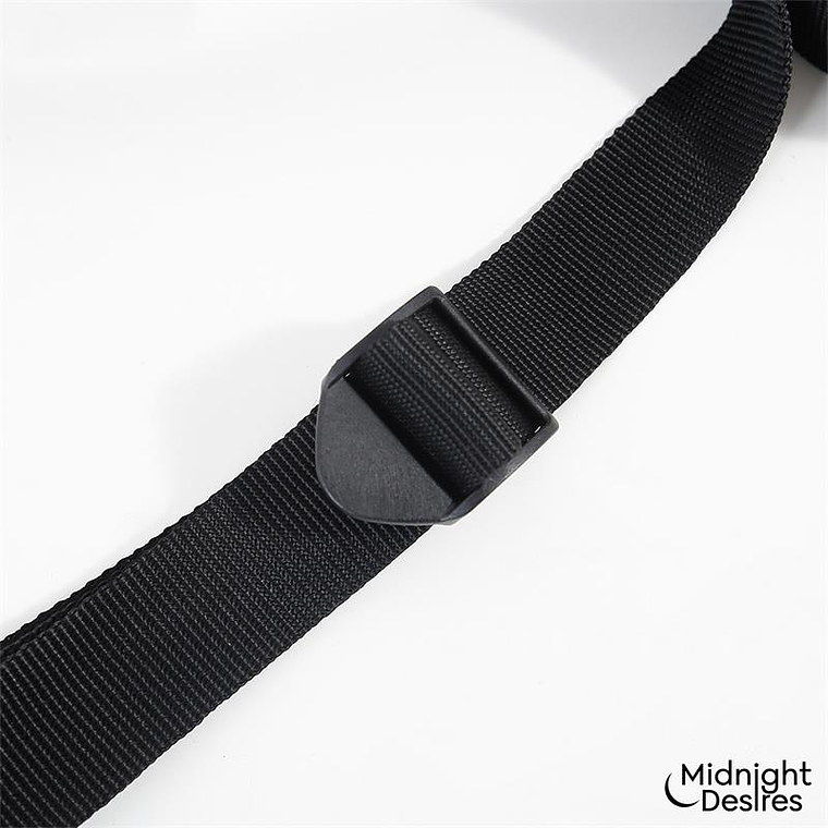 Conjunto de Restrição Midnight Desires com Suporte para Pescoço e Algemas 8