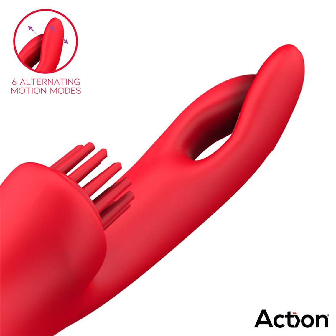Vibrador Bilma Triple Action 4 Motores com Escovação Clitorial e Movimentos Alternados 5