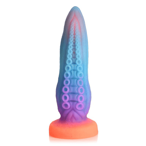 Dildo Tentáculo Brilha no Escuro | Silicone com Ventosa
