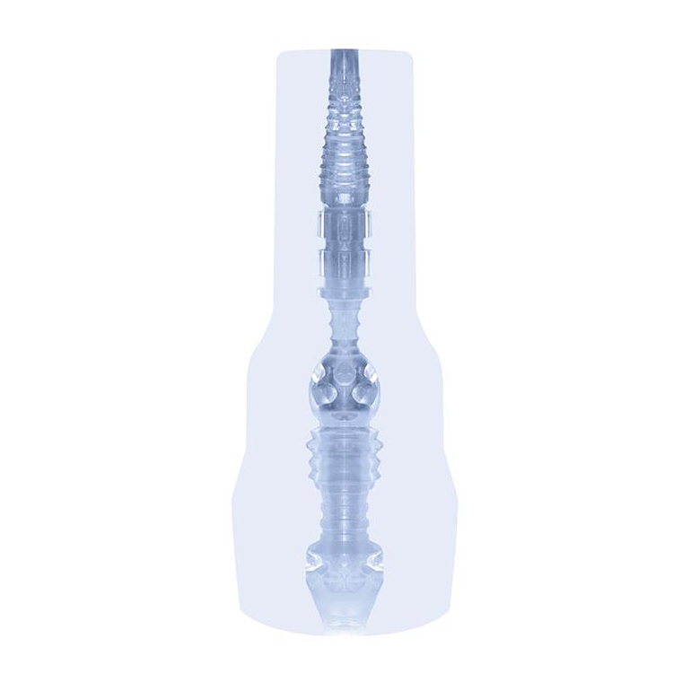 Masturbateur anal transparent Fleshlight Ice Butt Crystal 2