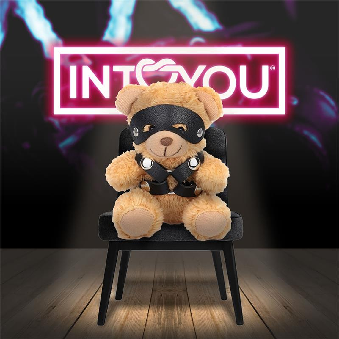 Ursinho BDSM Chaveiro Bearly | Com Arnês e Venda Removíveis 8