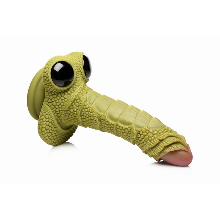 Dildo Monstro com Olhos Swamp Monster | Silicone Textura Escamosa 1