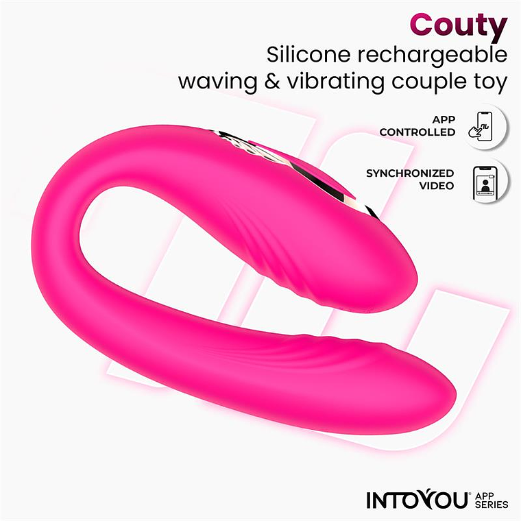 Couple's Vibrator with Intoyou Country App | 10 Oscillations + 10 Vibrations 3