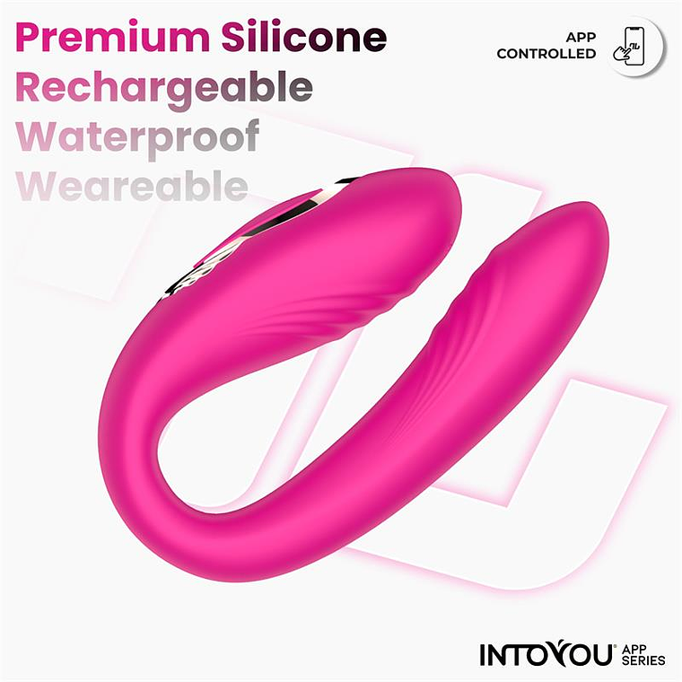 Couple's Vibrator with Intoyou Country App | 10 Oscillations + 10 Vibrations 4