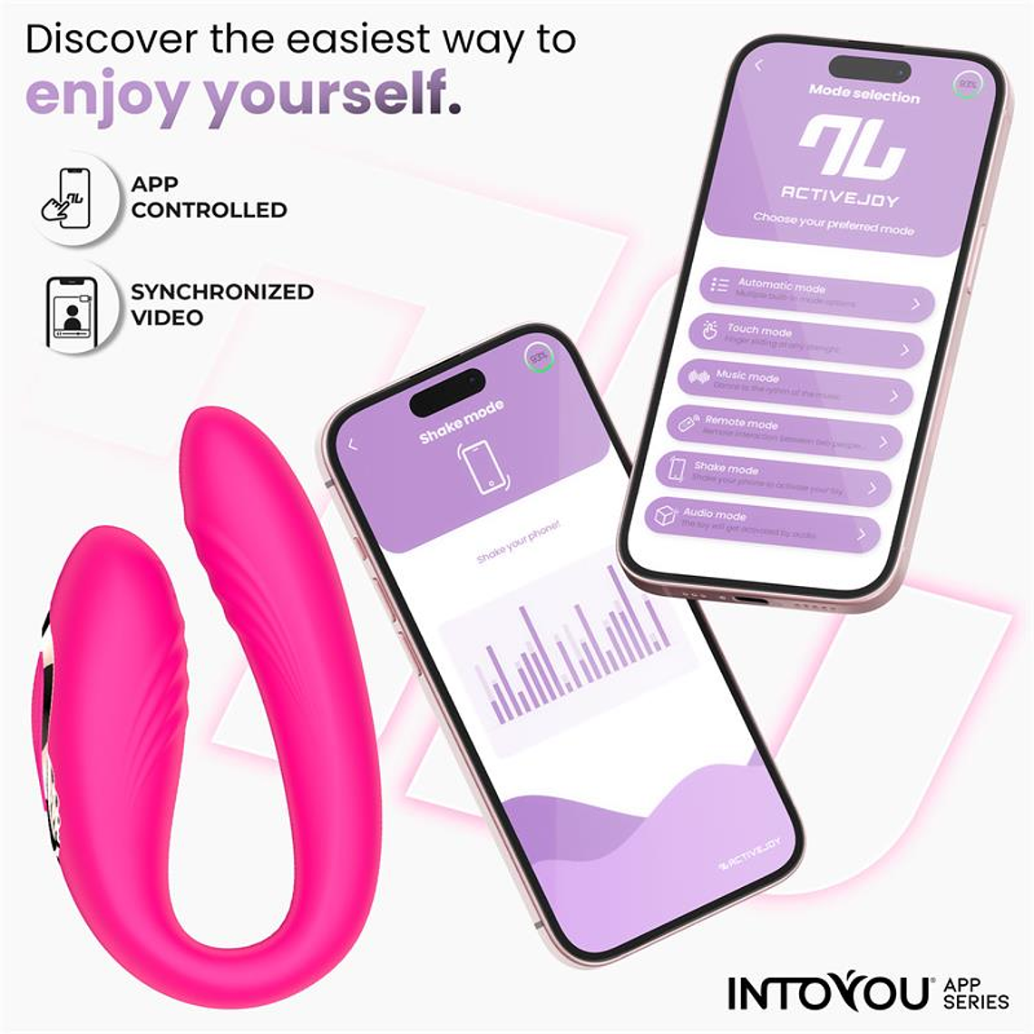 Couple's Vibrator with Intoyou Country App | 10 Oscillations + 10 Vibrations 6