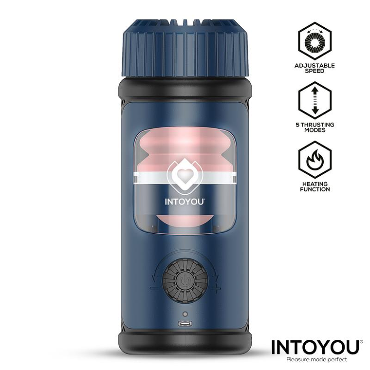 Masturbador Automático com Aquecimento Intoyou Tenkro | 5 Funções USB-C 3