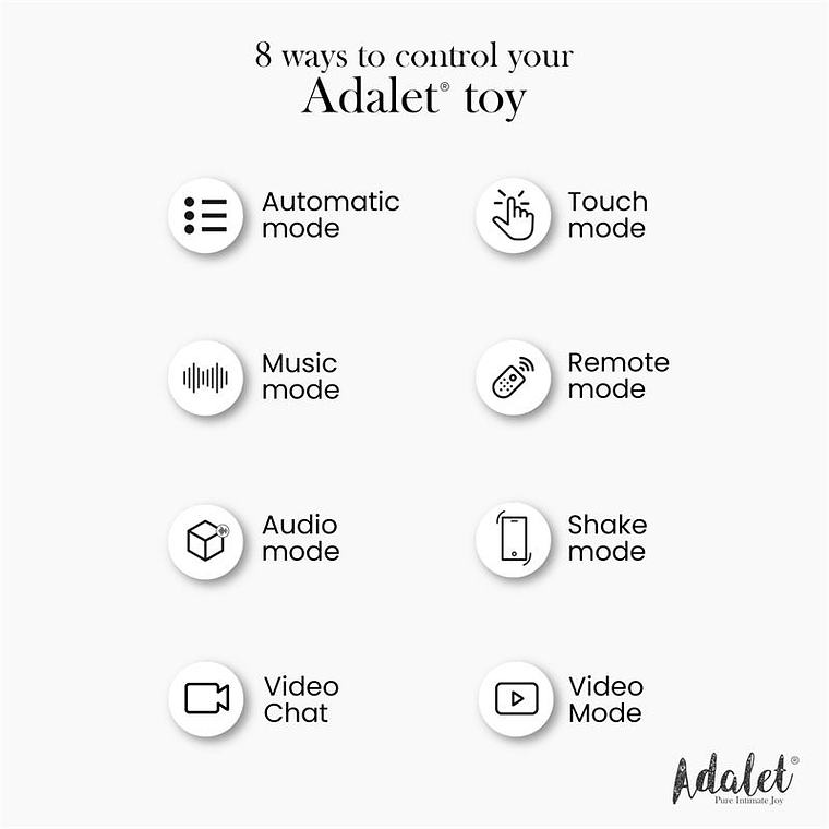 Stimulateur de point G Adalet Gently | 10 vibrations | Application ActiveJoy® 6