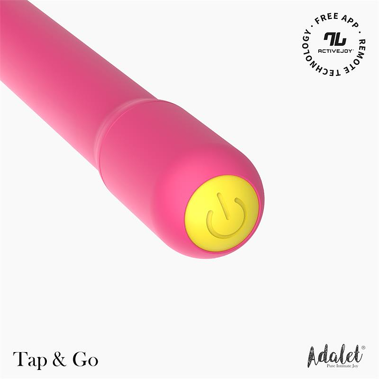 Estimulador Ponto G Adalet Gently | 10 Vibrações App ActiveJoy® Rosa 8