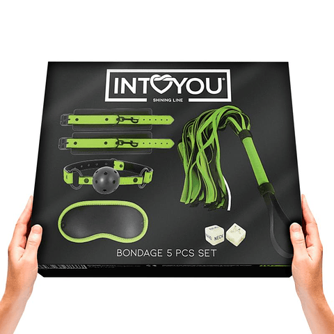 Kit Bondage Glow in the Dark Intoyou Shining | 5 Peças Iniciante