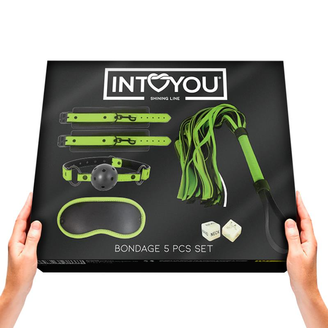 Kit Bondage Glow in the Dark Intoyou Shining | 5 Peças Iniciante 1