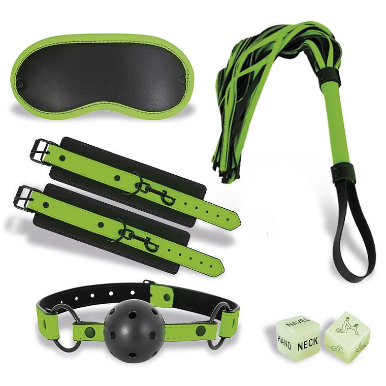 Kit Bondage Glow in the Dark Intoyou Shining | 5 Peças Iniciante 2