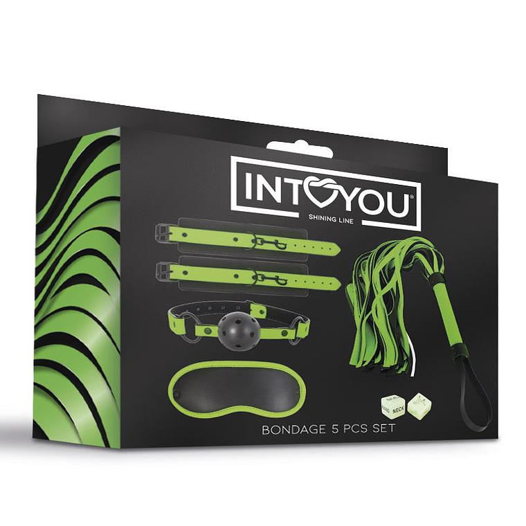 Kit Bondage Glow in the Dark Intoyou Shining | 5 Peças Iniciante 7